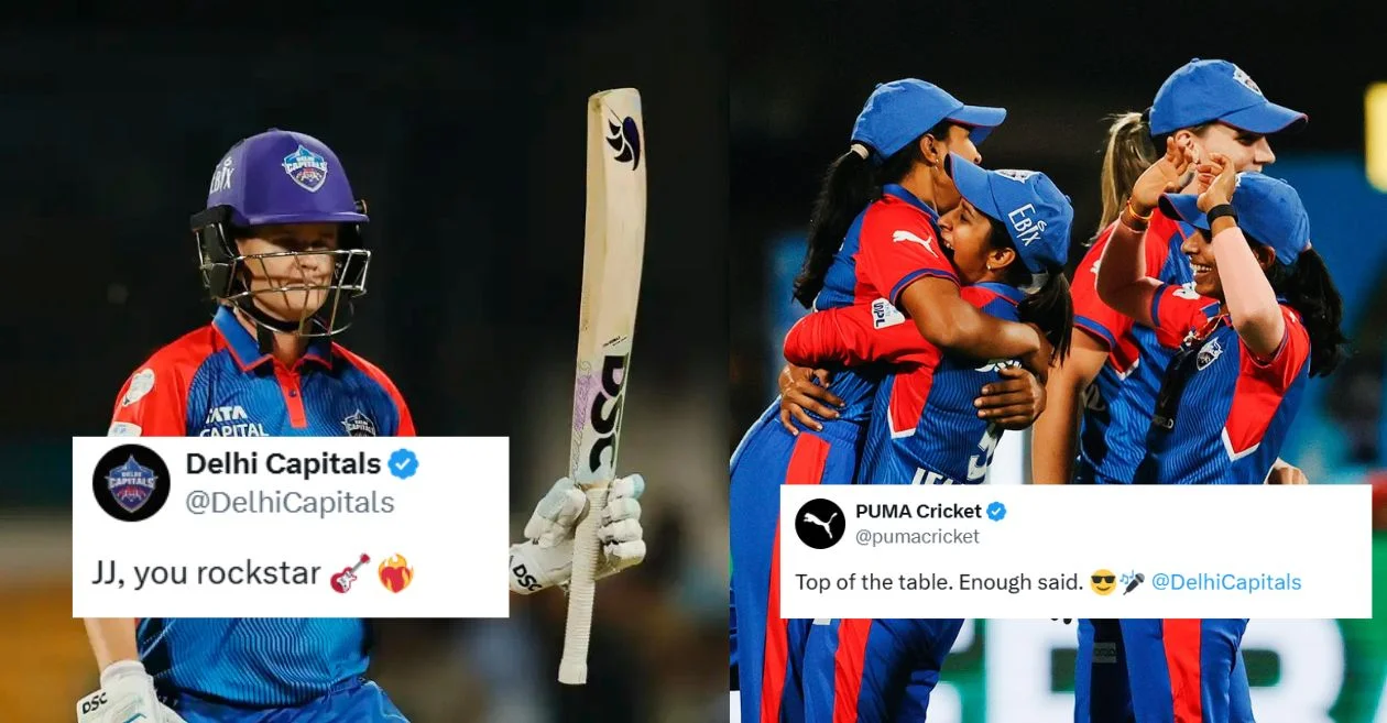 Twitter reactions: Delhi Capitals steamroll Gujarat Giants to grab the top spot in WPL 2025 points table