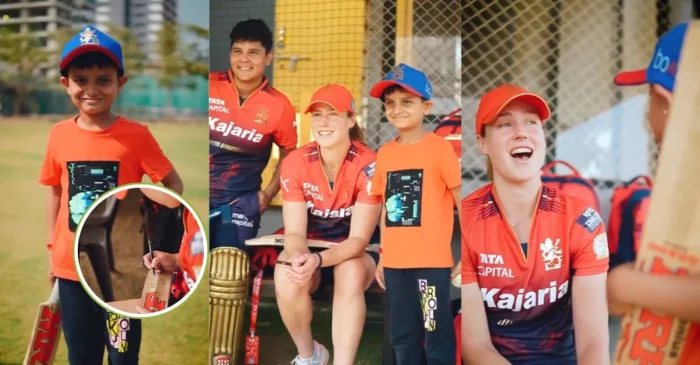 WPL 2025 [WATCH]: Ellyse Perry interacts with a young RCB fan; gifts him a signed bat along with picture