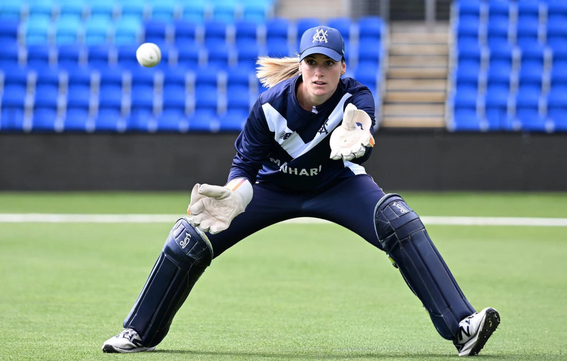 Nicole Faltum playing for Victoria