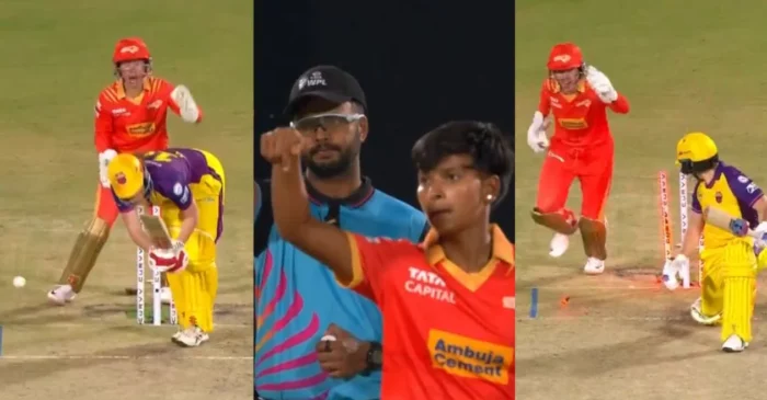 WPL 2025 [WATCH]: Priya Mishra’s magical over removes both Tahlia McGrath and Grace Harris in no time