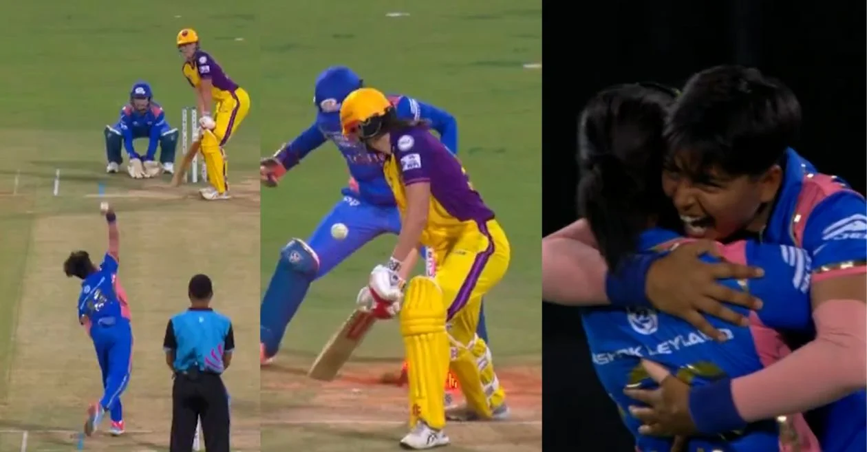 WATCH: Sanskriti Gupta bowls a ripper to get rid of Tahlia McGrath in the WPL 2025