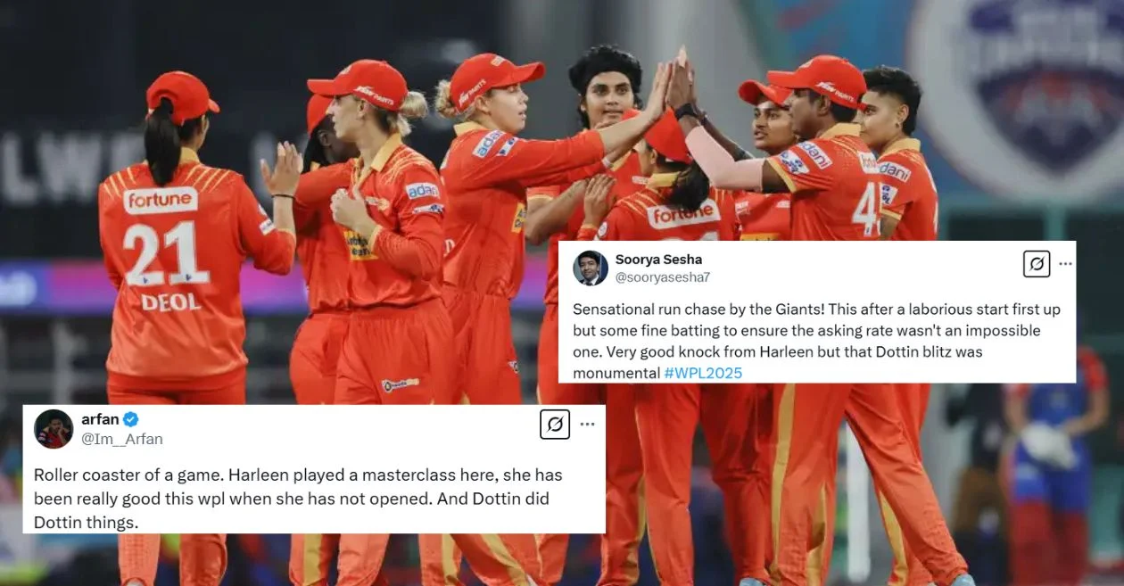 WPL 2025: Fans go wild as Harleen Deol guides Gujarat Giants to a nail-biting win over Delhi Capitals