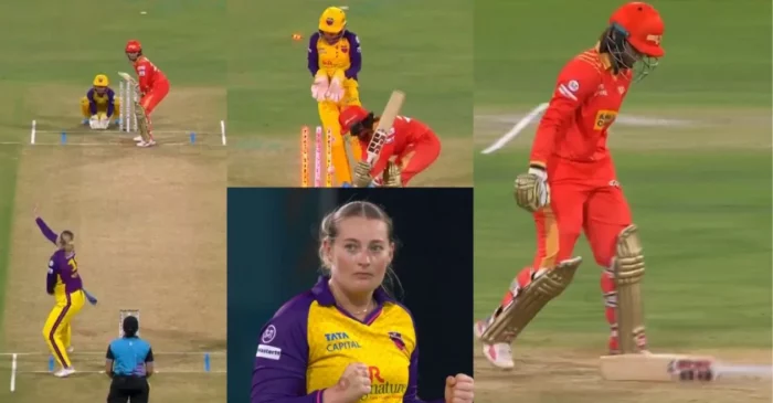 WPL 2025 [WATCH]: Sophie Ecclestone rattles Harleen Deol’s stumps with a stunning delivery