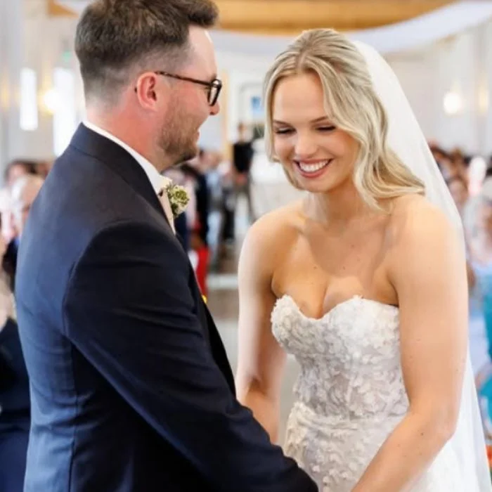 Andy Blood and Freya Davies