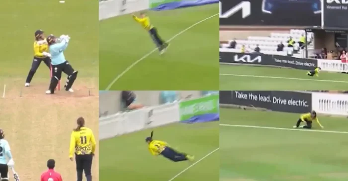 WATCH: Mady Villiers’ fielding brilliance saves a certain six in Surrey vs Durham Women’s T20 Blast 2025