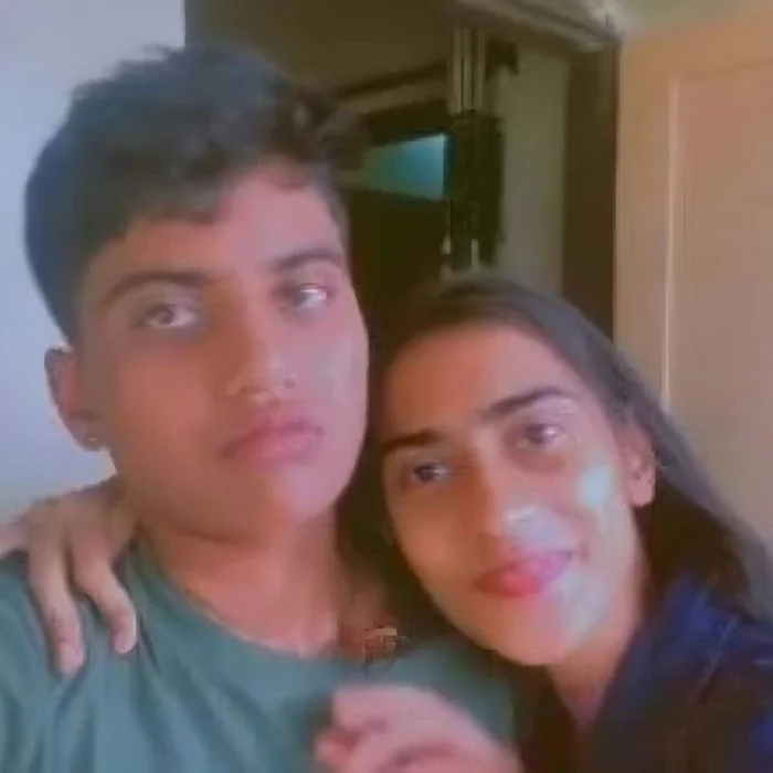 Shri Charani with her older sister