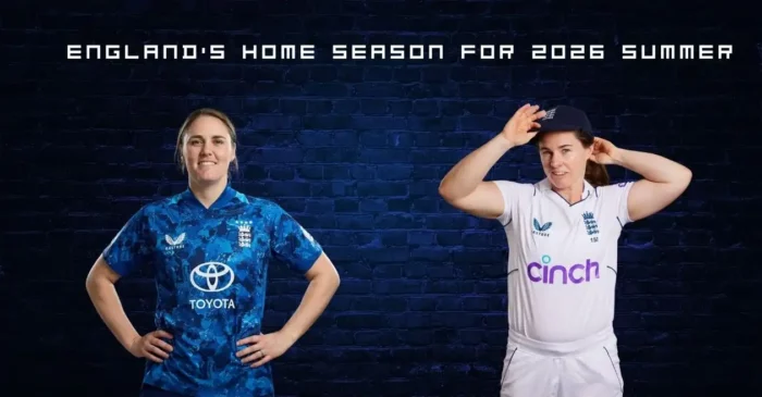 ECB announces home season details for 2026 summer; India, New Zealand and Ireland to tour England
