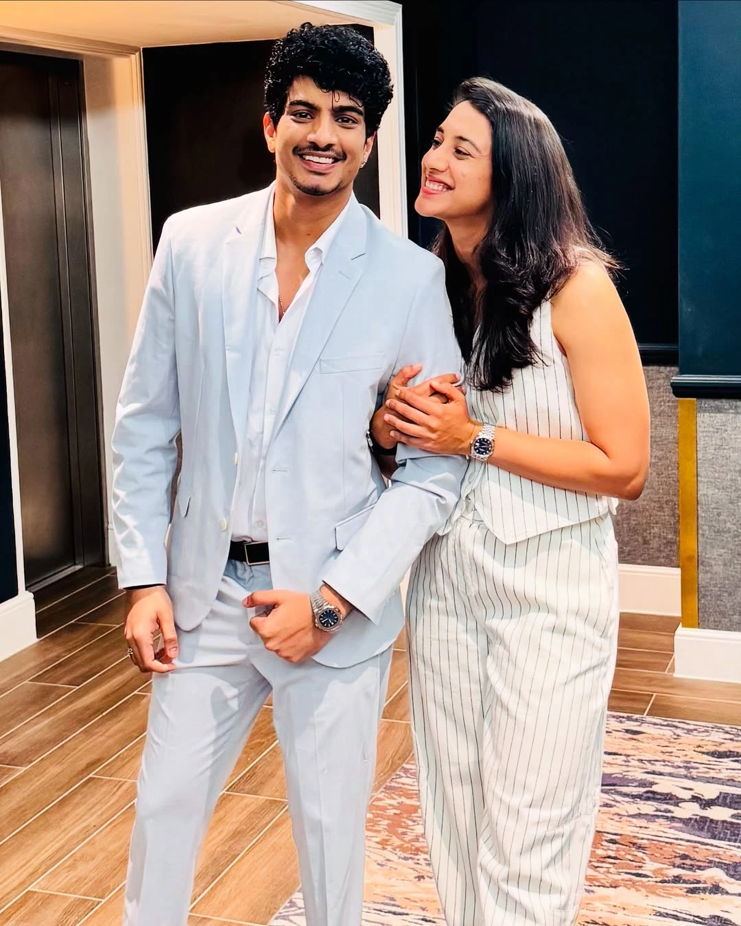 Palash and Smriti 