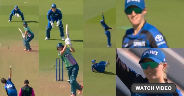 WATCH: Flying Charlie Dean plucks a screamer to dismiss Marizanne Kapp in The Hundred Women 2025