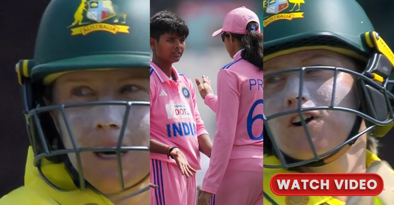 IND-W vs AUS-W [WATCH]: Alyssa Healy drops ‘F’ bomb after being dismissed by Kranti Goud for the 3rd successive time in Women’s ODI series