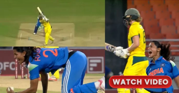IND-W vs AUS-W [WATCH]: Radha Yadav’s stunning caught and bowled gets rid of Ellyse Perry during the 2nd ODI